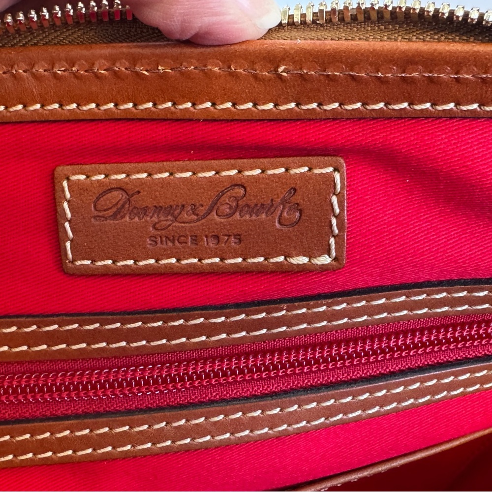 🧡 Dooney & Bourke Pebble Grain Satchel - Coral - Picture 7 of 10